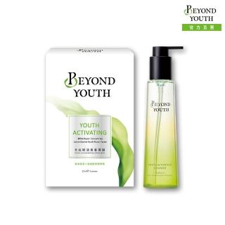 【Beyond Youth 極藻】全能賦活青春潔顏面膜組(青春潔顏147g+青春面膜4入)