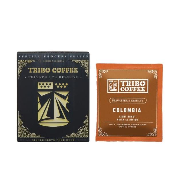 【TRIBO COFFEE】哥倫比亞 薇拉 發現莊園 特殊水洗 淺焙濾掛式咖啡(11gX5包/盒; 精品咖啡; 冠軍烘豆師)