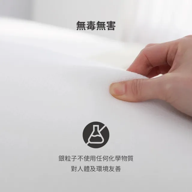 【Darphia 朵法亞】速寄|銀粒子棉眠枕 贈洗衣袋 支撐包覆 抗菌防蟎 透氣枕