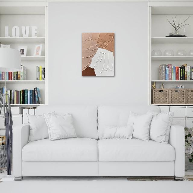 【御畫房】當代國家級展覽畫家 抽象系列手繪油畫60×80cm(DB-071)
