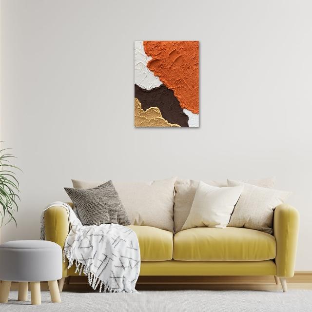 【御畫房】當代國家級展覽畫家 抽象系列手繪油畫60×80cm(DB-080)