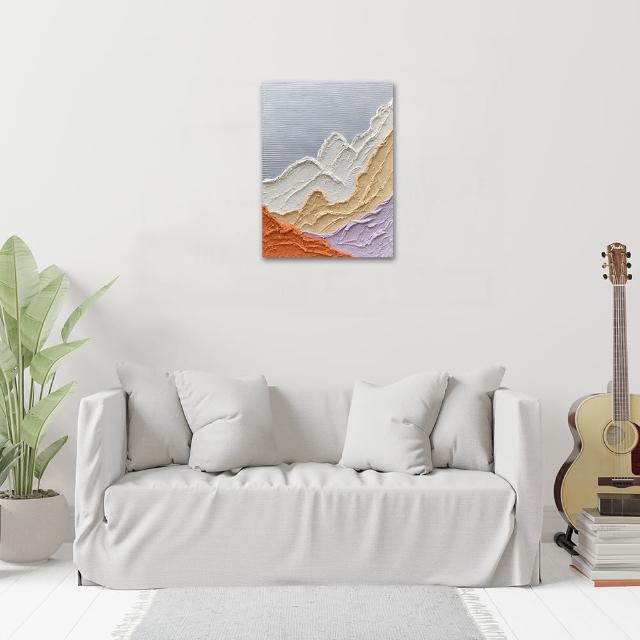 【御畫房】當代國家級展覽畫家 抽象系列手繪油畫60×80cm(DB-083)