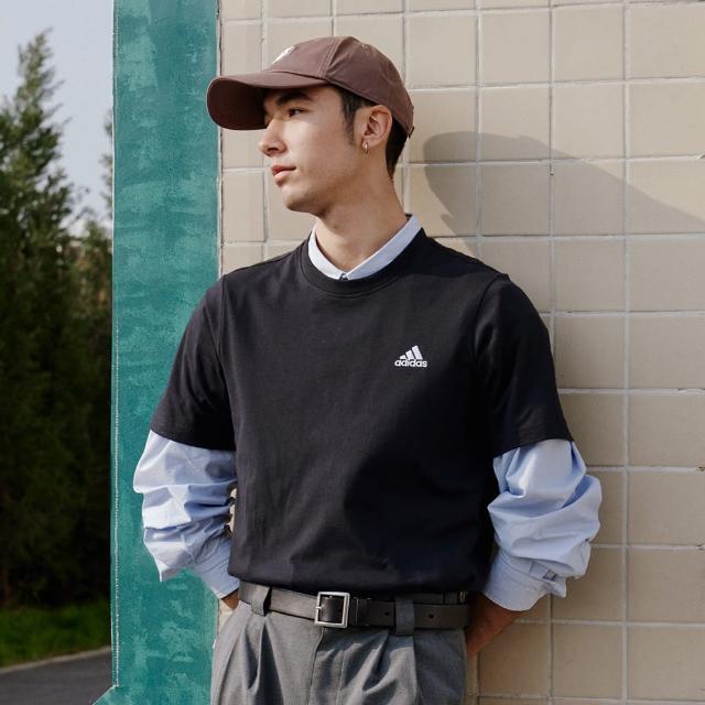 【adidas 愛迪達】LOGO 短袖上衣 T恤 男/女 IT4339