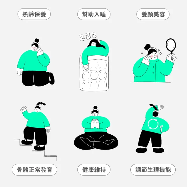 【jarou 家酪優】AGELESS 熟眠 大豆異黃酮-30日份x6入(幫助入眠、熟齡女性、全素配方)