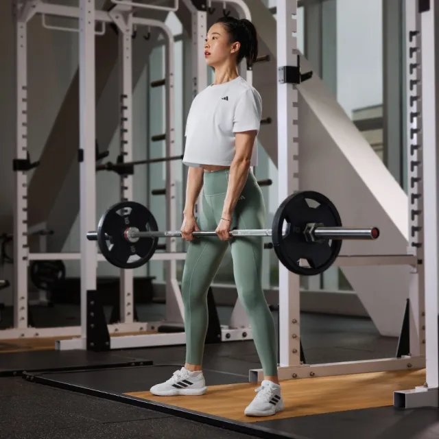 【adidas 愛迪達】TRAIN ESSENTIALS 短袖上衣 T恤 涼感女 JC9556