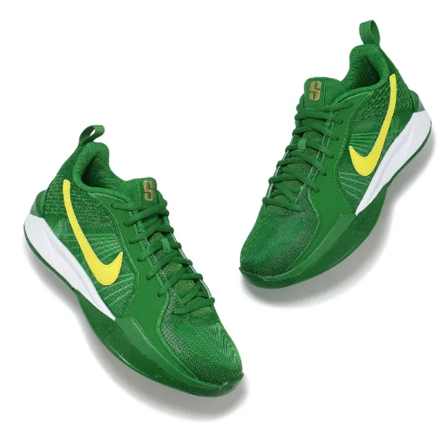 【NIKE 耐吉】籃球鞋 Sabrina 2 GS Oregon 大童 女鞋 綠 黃 奧勒岡 莎賓娜(HQ4515-300)