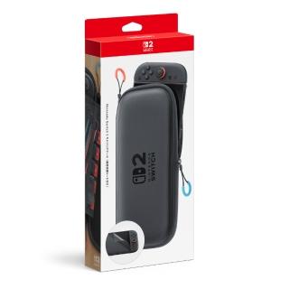【Nintendo 任天堂】預購7-9月上市★Nintendo Switch2 便攜包 收納包 灰黑(臺灣公司貨-附螢幕保護貼)