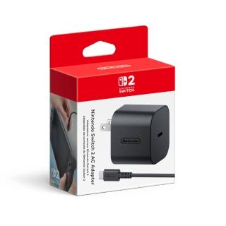 【Nintendo 任天堂】預購7-9月上市★Nintendo Switch 2 AC變壓器(臺灣公司貨)