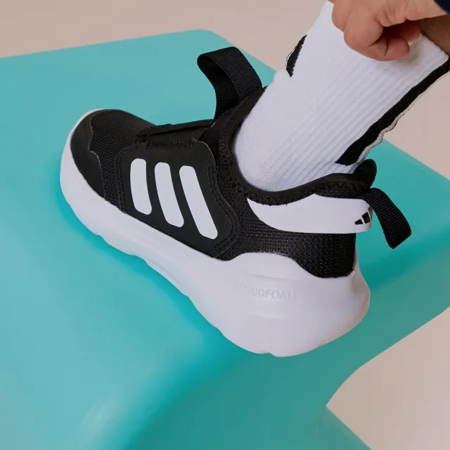 【adidas 愛迪達】TENSAUR 運動鞋 童鞋 JR2722
