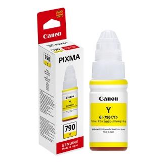【Canon】官方直營 GI-790Y 原廠黃色墨水(適用機型：G1000/G1010/G2002/G2010/G3000/G3010/G4000/G4010)