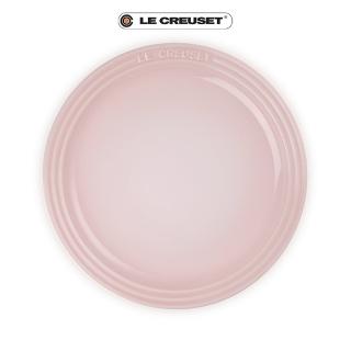 【Le Creuset】瓷器圓盤 27cm(貝殼粉-無盒)
