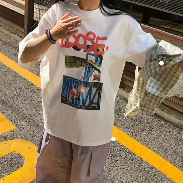 【創翊韓都】正韓T恤 街頭五分袖T恤SMN1004-創翊韓都(預購)