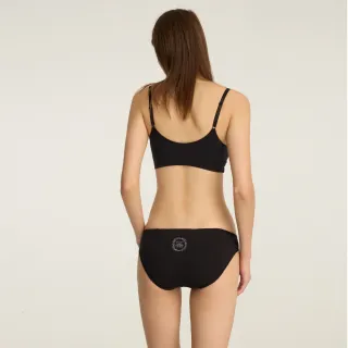 【Anden Hud】夢境花園．花苞低腰三角內褲(黑-內心花園)