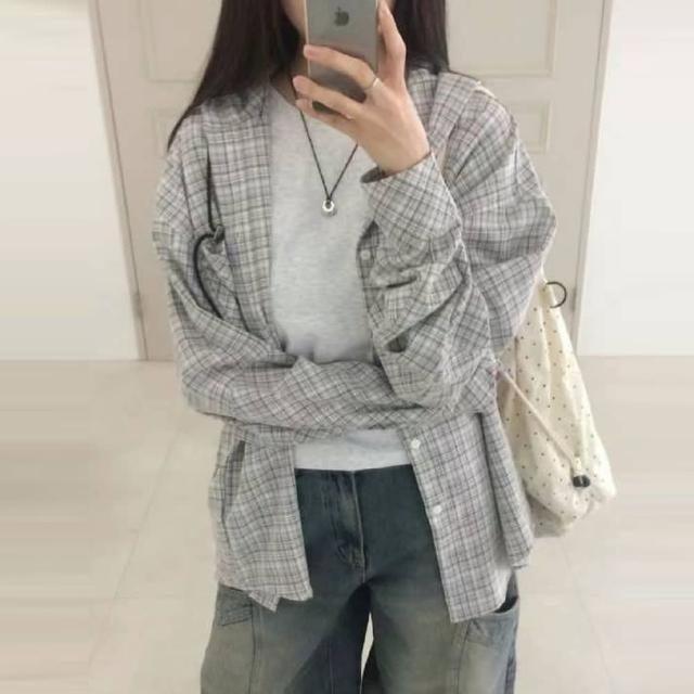 【創翊韓都】正韓襯衫 連帽長袖襯衫SMN1002-創翊韓都(預購)