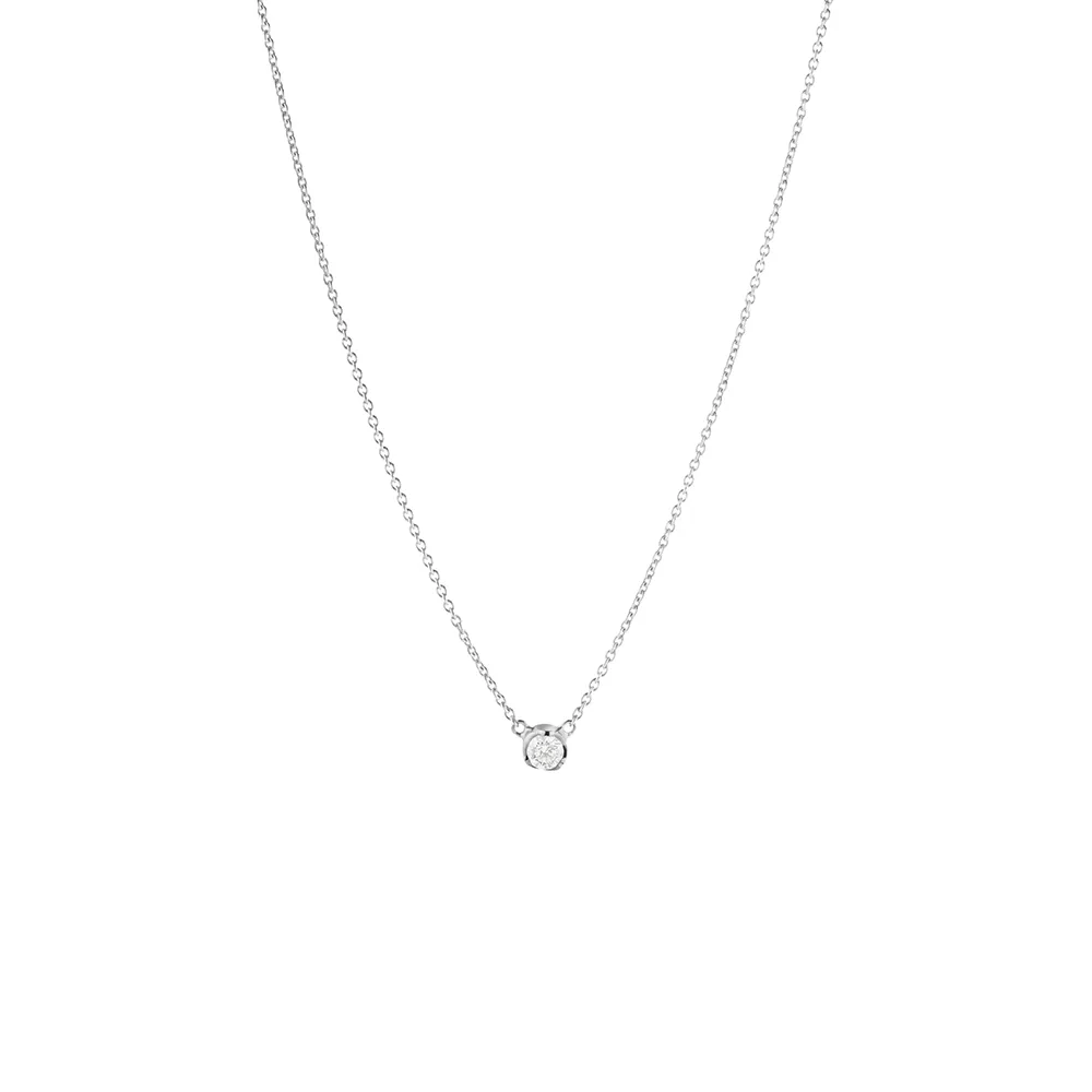 【Georg Jensen 官方旗艦店】GEORG JENSEN SIGNATURE DIAMONDS 項鏈(18K白金 鑽石)