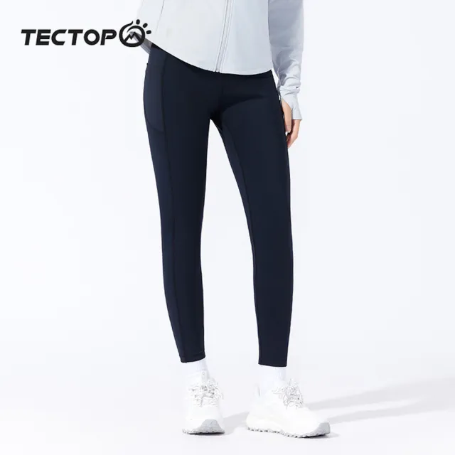 【TECTOP 探拓戶外】出清!2422154女款彈力緊身褲(雙面高彈力 柔感不悶熱 高彈力塑型)