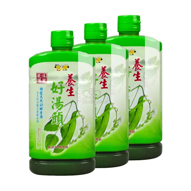 【得麗】養生好湯頭X3瓶(1000ml/瓶 微微笑廣播網)