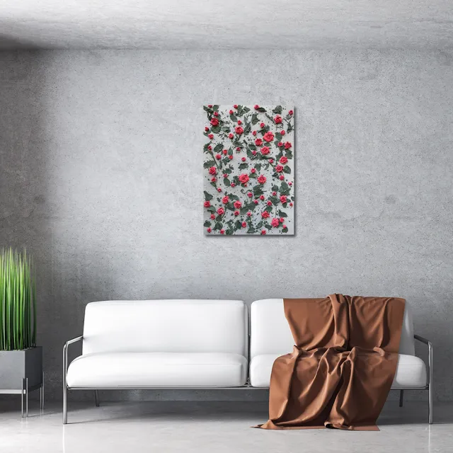 【御畫房】當代國家級展覽畫家 抽象系列手繪油畫70×100cm(DB-112)
