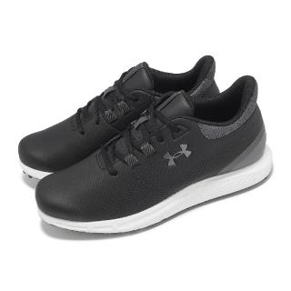 【UNDER ARMOUR】高爾夫球鞋 Drive Medal SL 男鞋 寬楦 防潑水 皮革 抓地 運動鞋 UA(3028240001)
