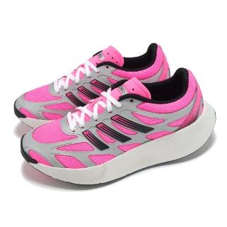 【adidas 愛迪達】慢跑鞋 Adizero Aruku W 女鞋 粉 銀 厚底 緩衝 休閒 運動鞋 愛迪達(JP5568)