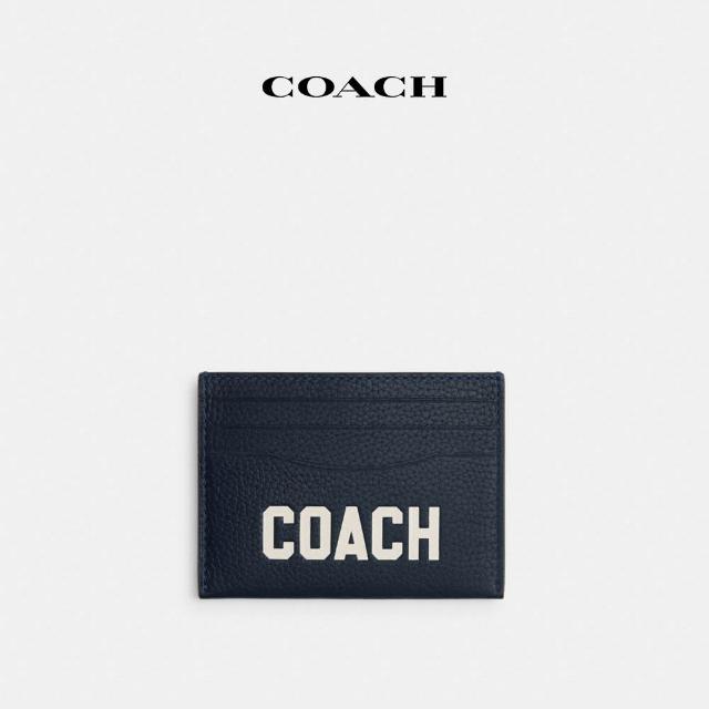 【COACH】蔻馳官方直營 COACH圖案卡夾-深海軍藍色(CP275)