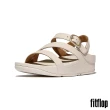 【FitFlop】SKINNY II 後帶皮革造型涼鞋(二色)