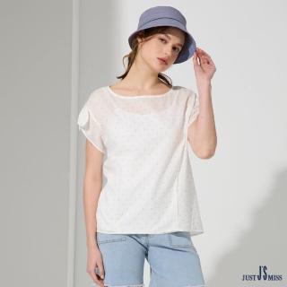 【Just J’S Miss】純棉袖口造型蝴蝶結上衣