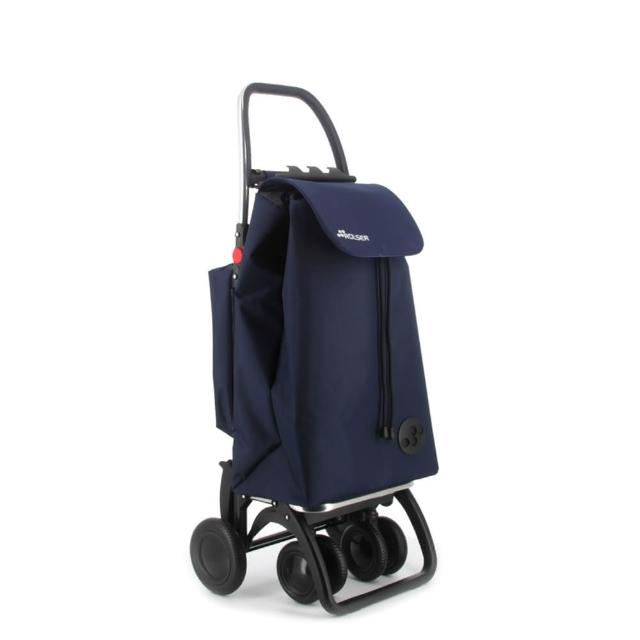 【ROLSER】Tour可變四輪保冷時尚購物車-海軍藍(西班牙精品/時尚質感/可前推及後拉/附有保冷保溫功能)