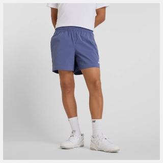 【NEW BALANCE】NB 平織短褲 短褲 運動 休閒 男 藍紫色(MS41517DRE-F)