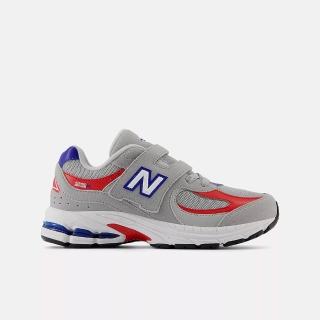 【NEW BALANCE】NB 2002 童鞋 休閒鞋 運動鞋 魔鬼氈 男童 女童 灰色(PV2002KG-W)