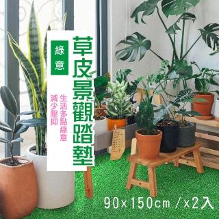 【貝力】仿草皮輕量人工草皮 二入組(90x150cm)