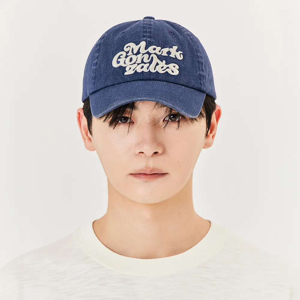 【Mark Gonzales官方旗艦】MG LOGO 棒球帽-藍色