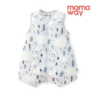 【mamaway 媽媽餵】抗菌防踢被-森林家族(薄款0-24M / 拉鍊款)