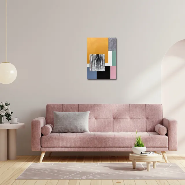 【御畫房】當代國家級展覽畫家 抽象系列手繪油畫70×100cm(DB-131)