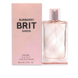 【BURBERRY 巴寶莉】粉紅風格女性淡香水100ml(國際航空版)