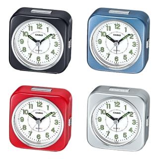 【CASIO 卡西歐】方形質感鬧鐘(TQ-143S)