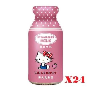 臺東初鹿Hello Kitty草莓牛乳200ml*24入