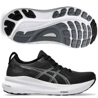 【asics 亞瑟士】GEL-KAYANO 31 D 女款 寬楦 慢跑鞋(1012B671-002 黑銀 支撐型 亞瑟膠)