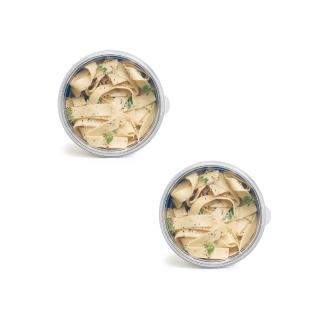 【美國優康 U-Konserve】不鏽鋼圓形保鮮盒蓋 475ml 透明兩入組(UKL006-1)
