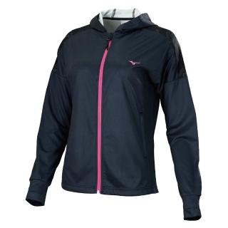 【MIZUNO 美津濃】外套 女款 運動外套 防曬 黑 32TCA73209