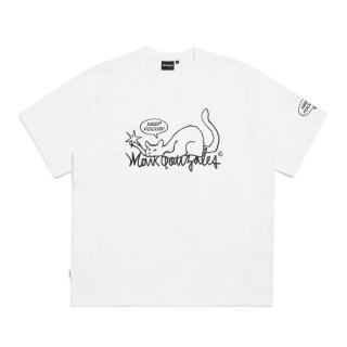 【Mark Gonzales】男女同款 MG NECO 貓咪T恤-白色
