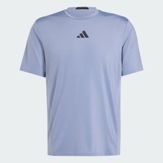 【adidas 愛迪達】DESIGNED-FOR-TRAINING INTENSITY 短袖上衣 T恤 涼感男 JI8185