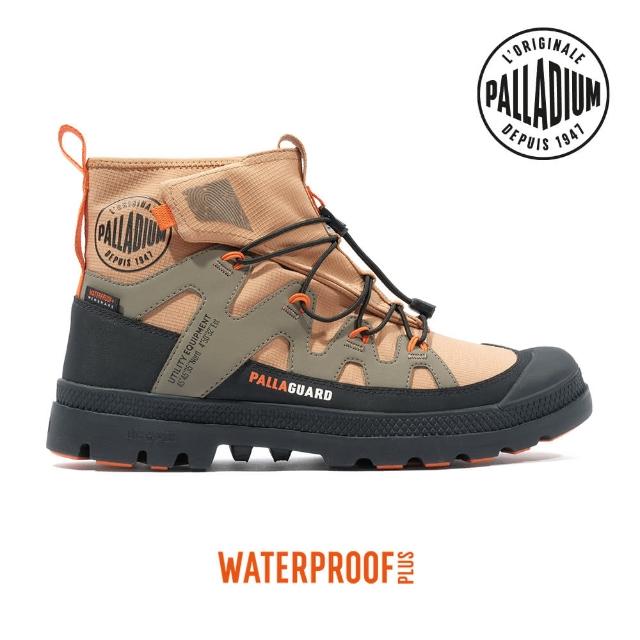 【Palladium】PAMPA LITE+ XPLOR WP+再生科技輕量橘標防水鞋/休閒鞋-男鞋/女鞋-棕/黑(74383-209-M)
