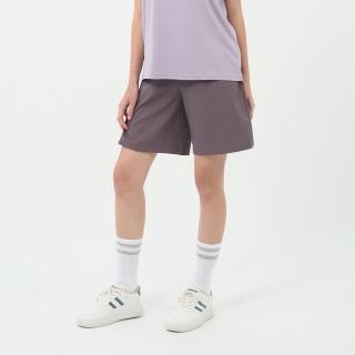 【GIORDANO 佐丹奴】女裝輕薄彈力短褲(75 油紫)