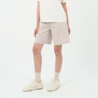 【GIORDANO 佐丹奴】女裝輕薄彈力短褲(17 卡其)