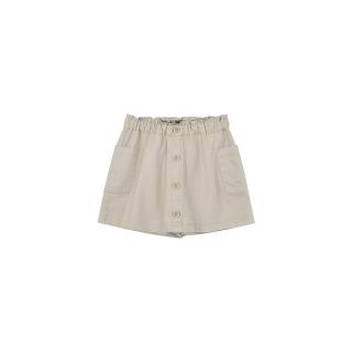 【GIORDANO 佐丹奴】童裝彈力腰口袋褲裙(04 陶器卡其)