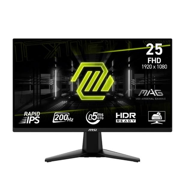 【MSI 微星】MAG 255F E20 25型 IPS FHD 200Hz 電競螢幕(0.5ms/HDR)