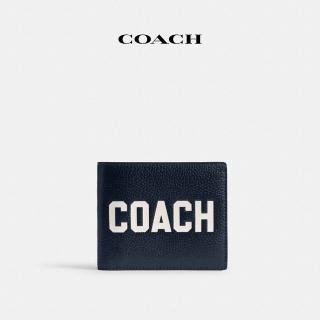 【COACH】蔻馳官方直營 COACH圖案三合一皮夾-深海軍藍色(CP279)