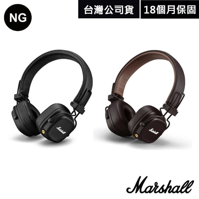 【Marshall】Major IV藍牙耳罩式耳機 公司貨(福利品 棕/黑)