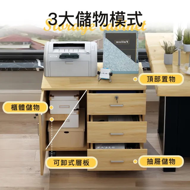 【Ashley House】Sil西爾一門三抽帶鎖抽屜櫃文件收納櫃(儲物櫃 客廳收納櫃 廚房收納櫃 抽屜櫃 置物櫃)